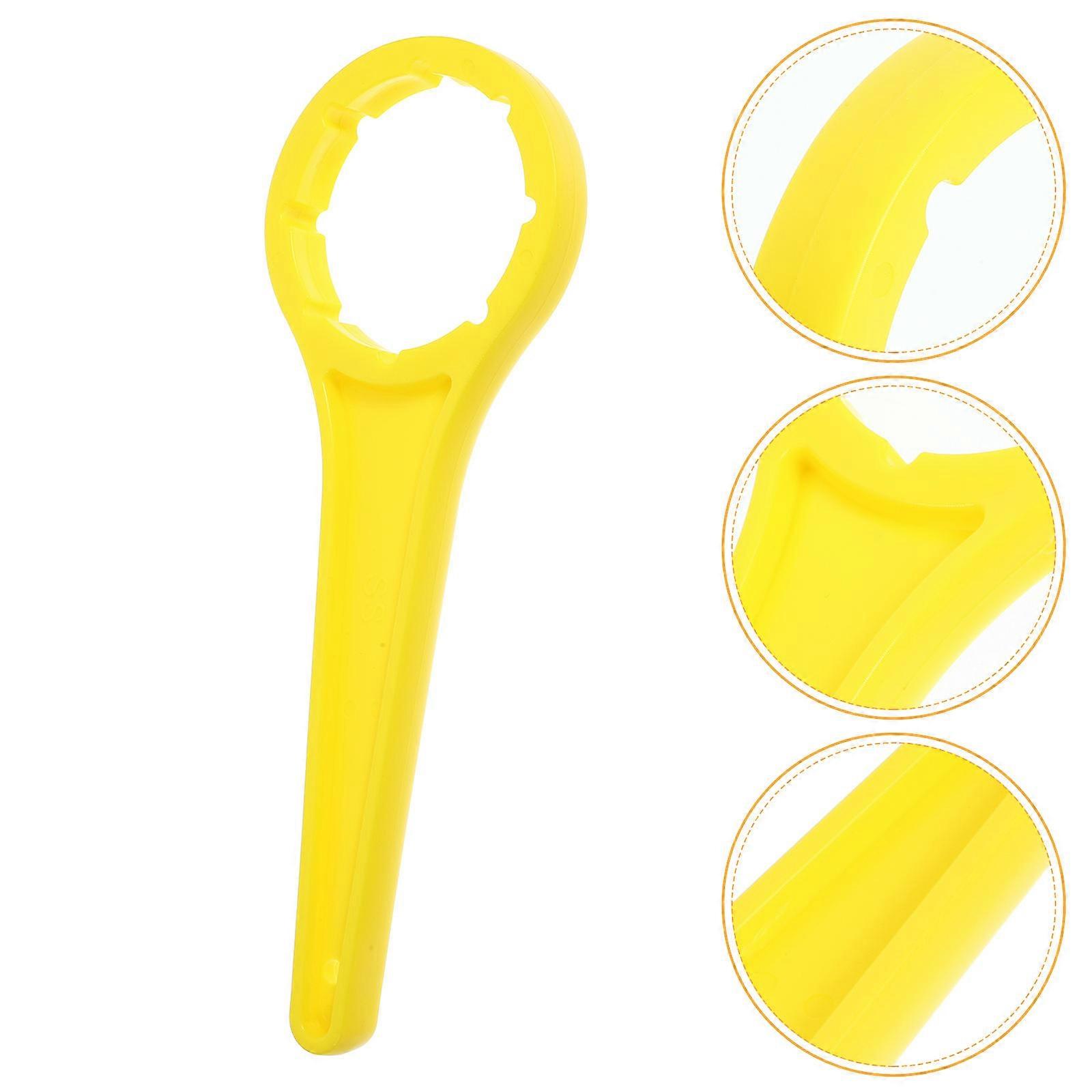 Lid Cap Wrench Opener Tool for Gallon Bucket Lid with 4Pcs Plastic Utility