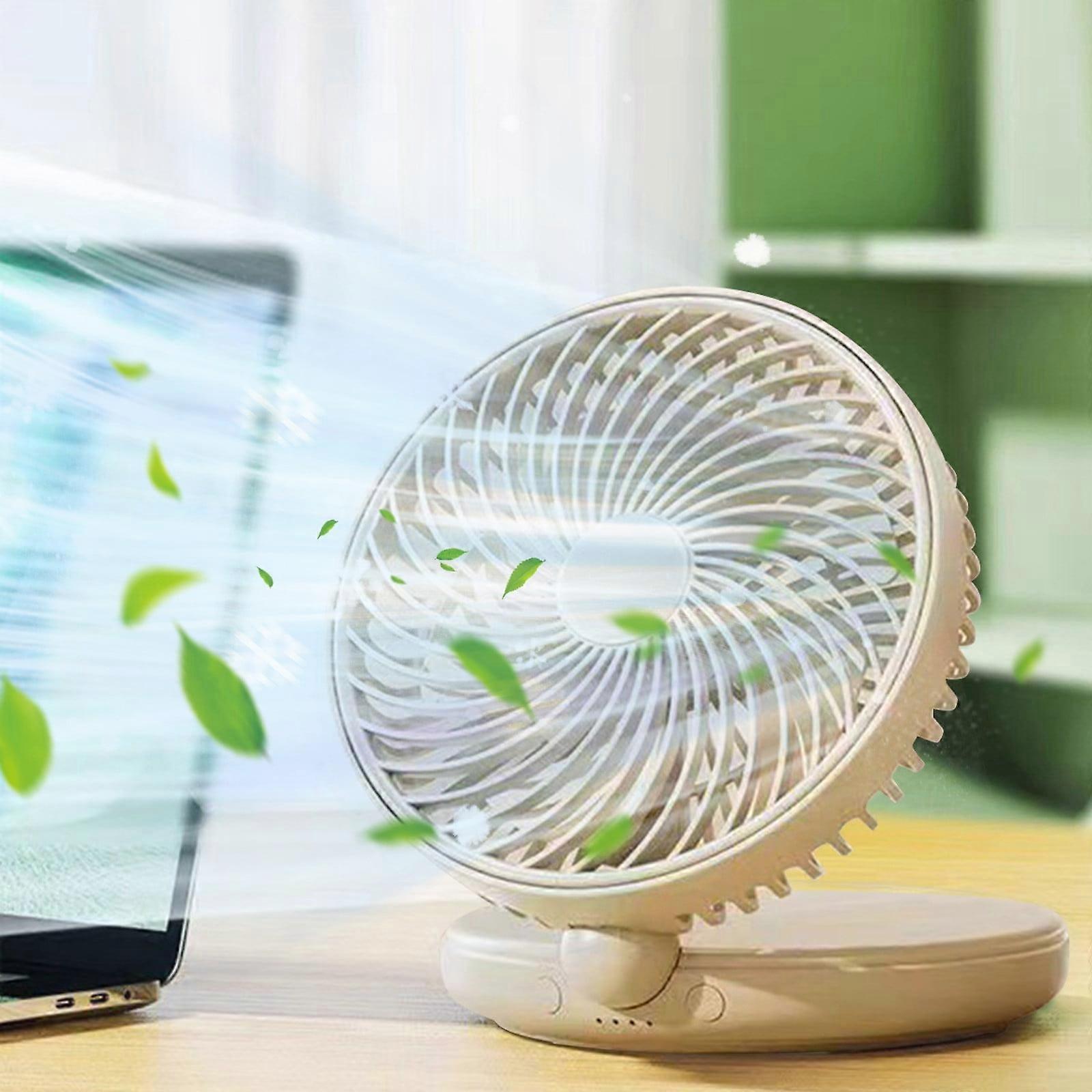 QuLuJing New Wall-mounted Fan, Portable Multi-purpose Table Fan, Rechargeable USB Circulating Fan for Home, Summer Clearance