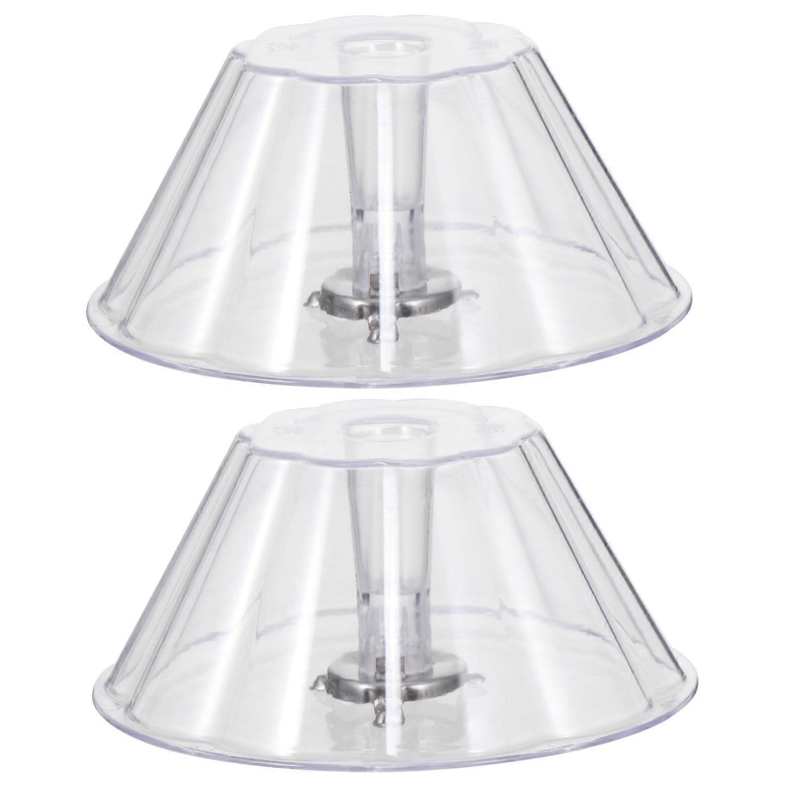 Oil Collecting Cup For Range Hood 2 Pcs Durable Plastic Kitchen Use Square Shape Convenient Removal