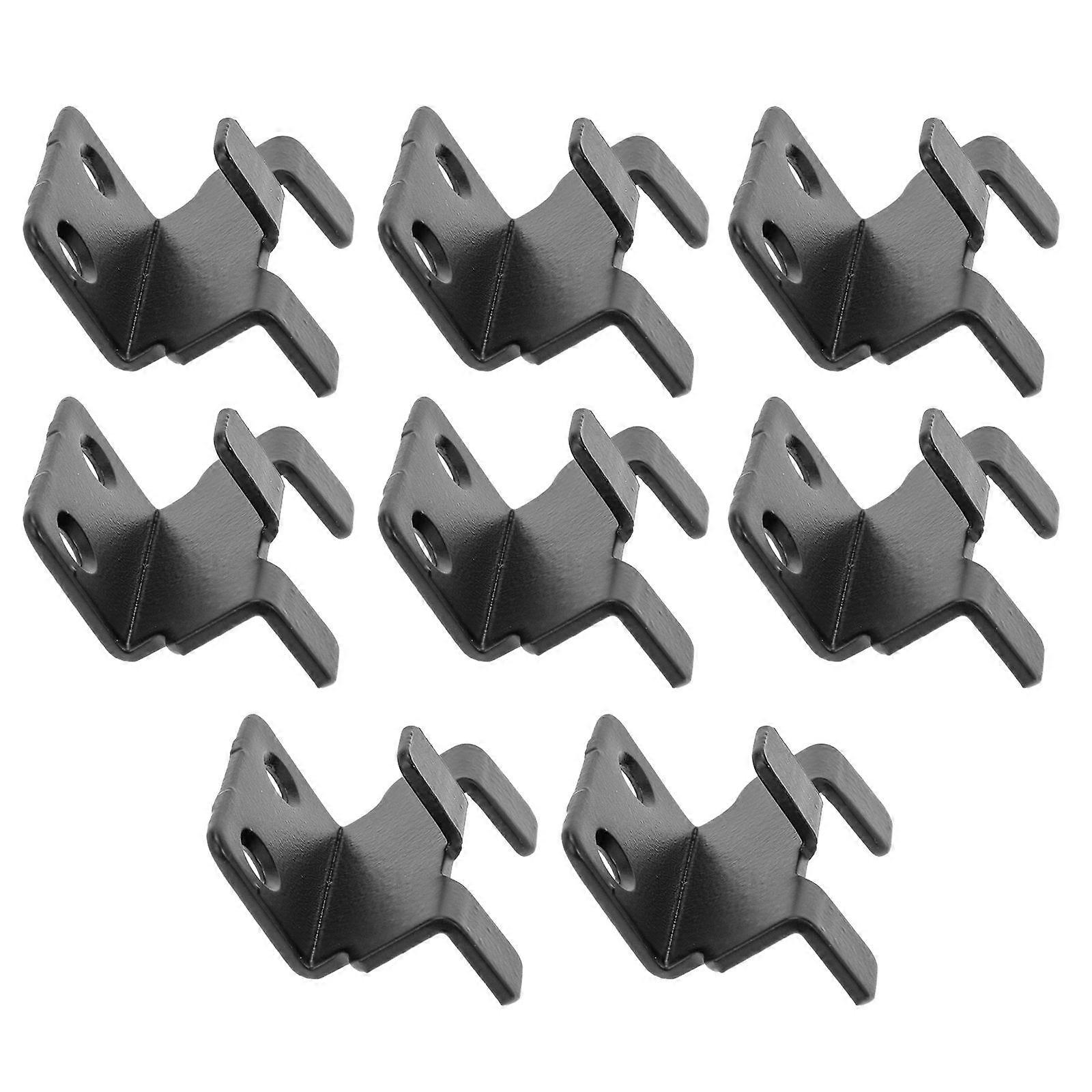 Tile Hangers for Wall Display Good Load-bearing Capacity 4.6x3.3cm Black 8Pack