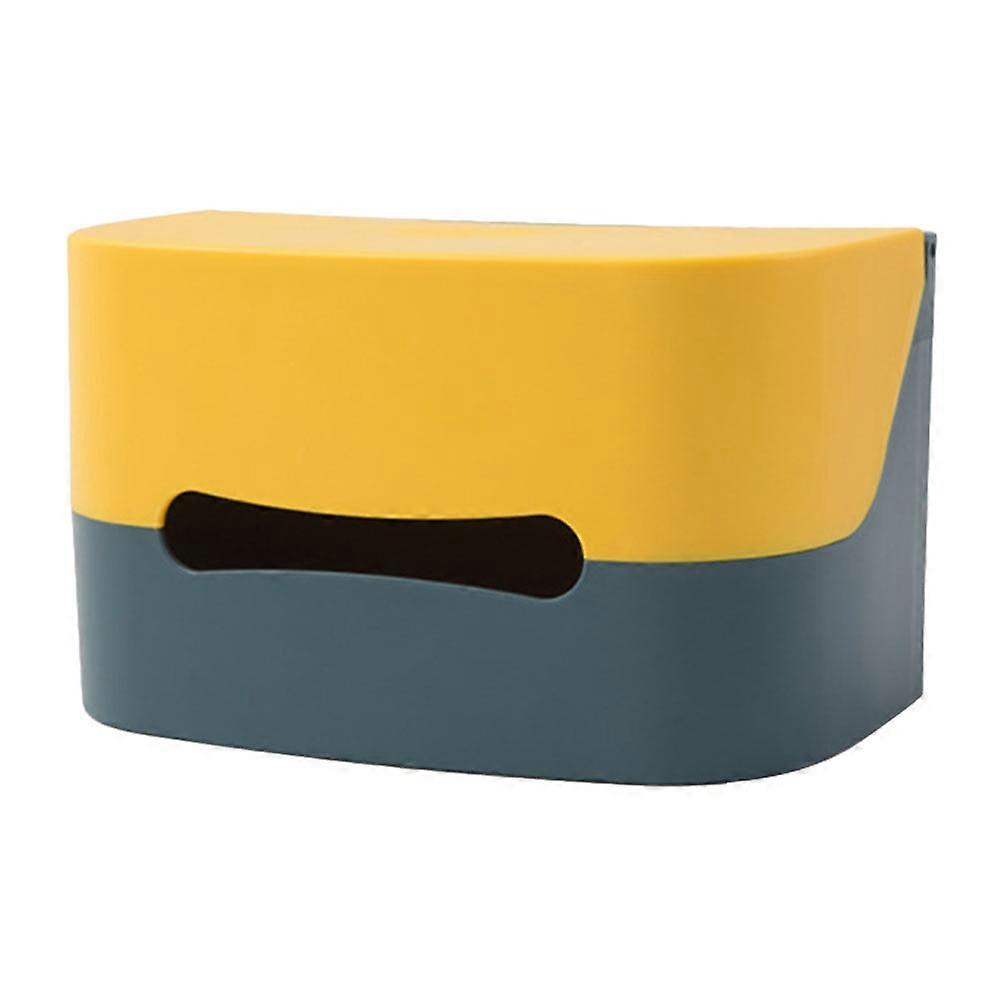Wall Mounted Tissue Box for Home Use 3Pcs Self-Adhesive Storage Holder
