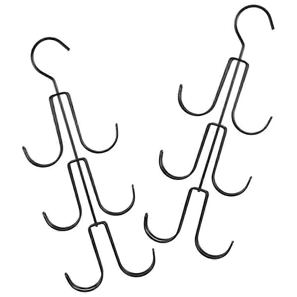 Purse Organizer Designed For Closet Storage 14.6x5.5x1.2in Rectangular Iron 6Pcs