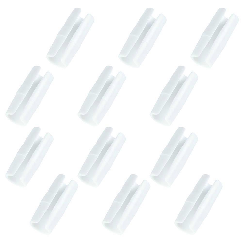 Anti-Slip Bed Sheet Fasteners Grippers For Mattress With Raised Edges In White Color For Bedroom Use 24Pcs