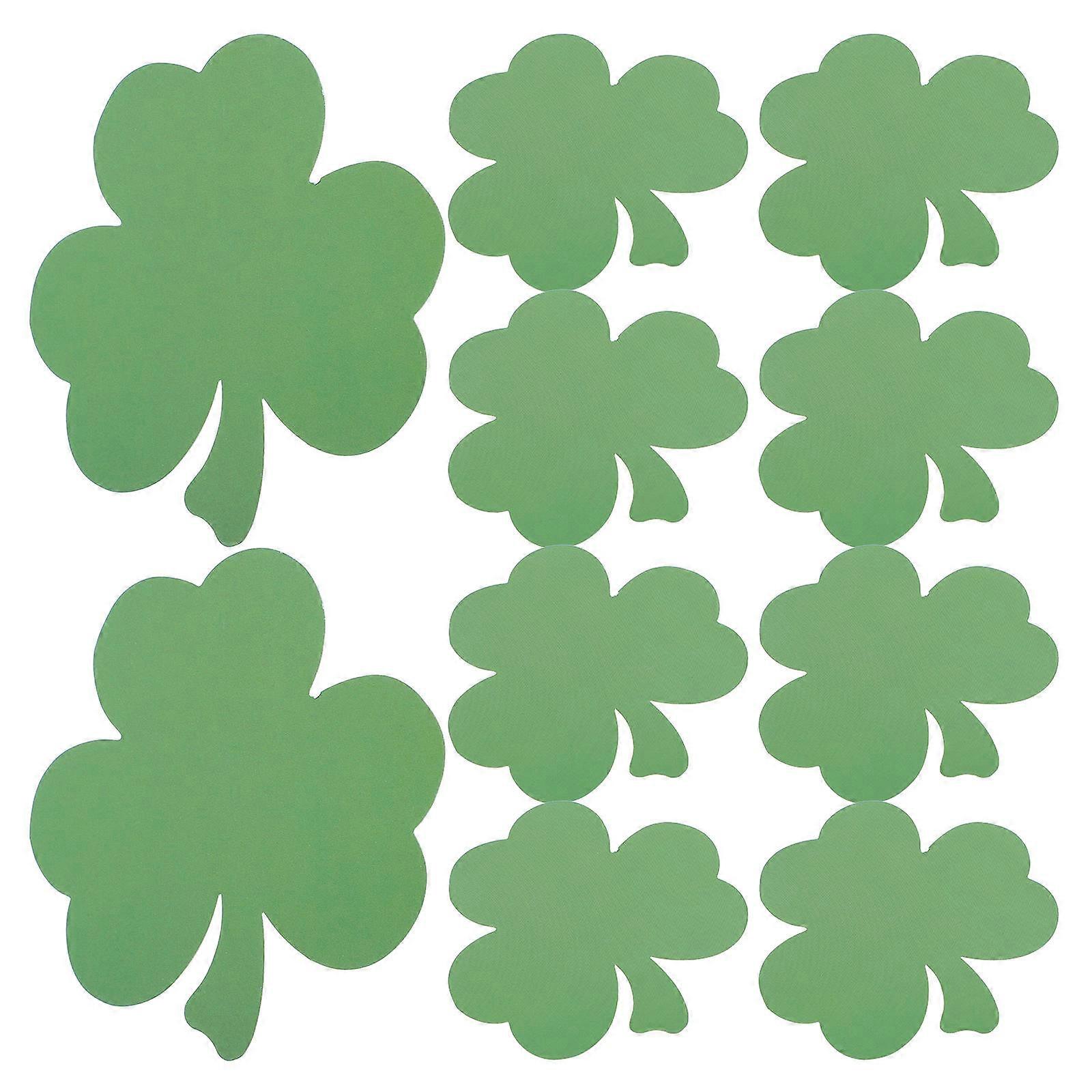 Shamrock Wall Decoration Cutouts for St. Patrick's Day 80 Pcs Perfect for Classroom Use and Office Decor