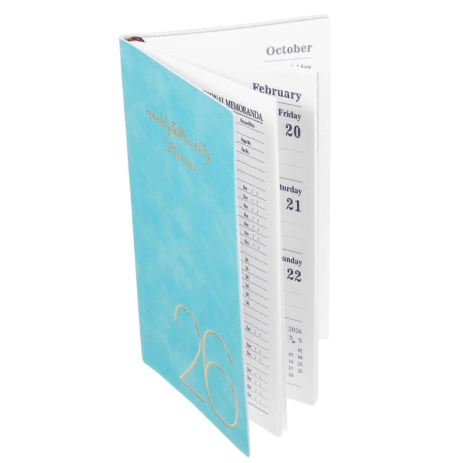 Planner Memo Office Daily Planner Notepad for Academic Use 5Pcs Thick Paper