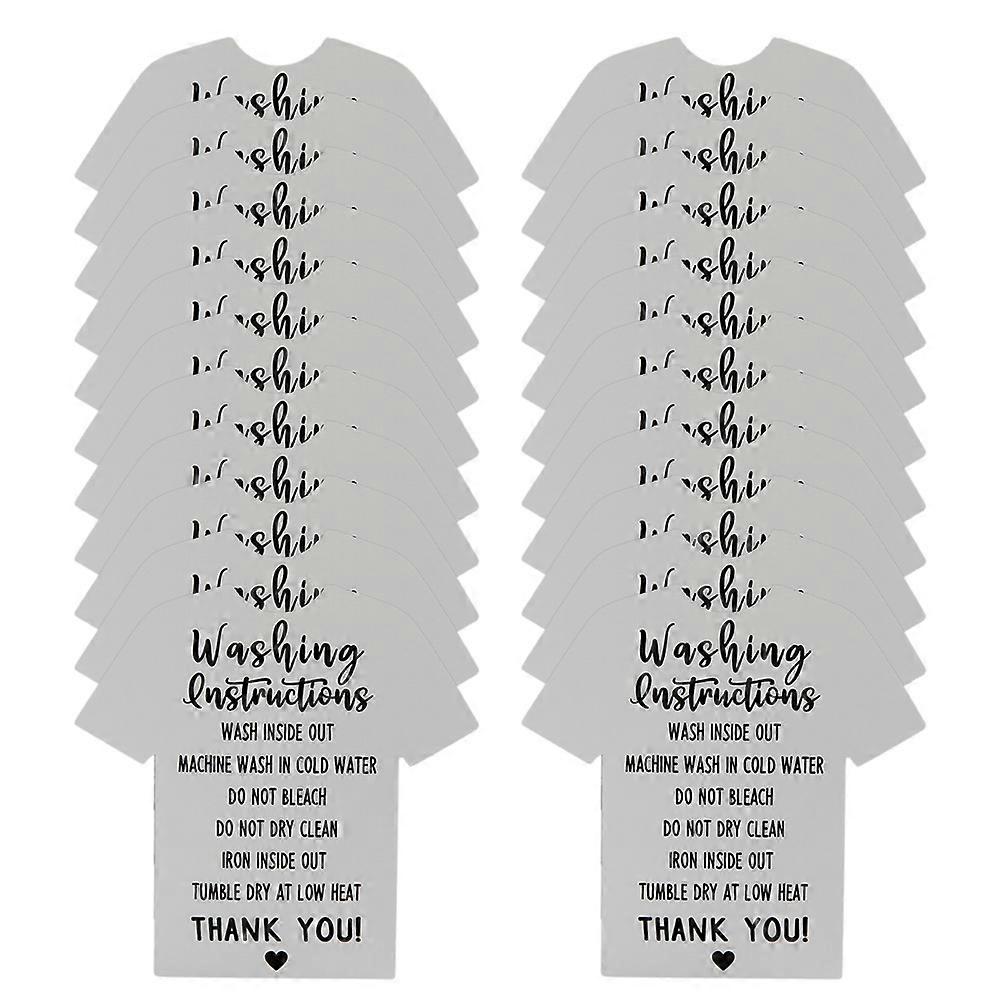 Clothes Washing Guide Tags Multi-Use Clothing Cards 400Pcs