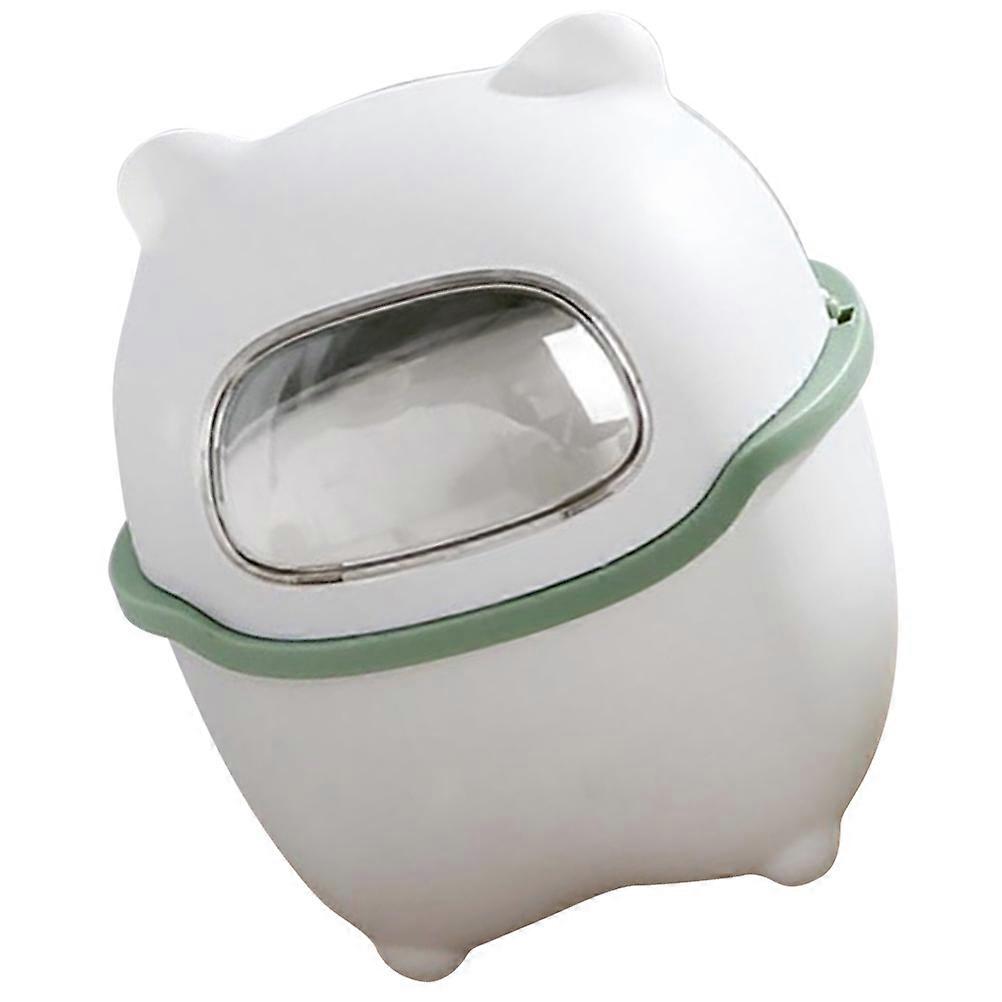 Desktop Trash Container 2Pcs Cartoon Garbage Bucket Suitable For Home Office Space 19X17CM Odor Prevention