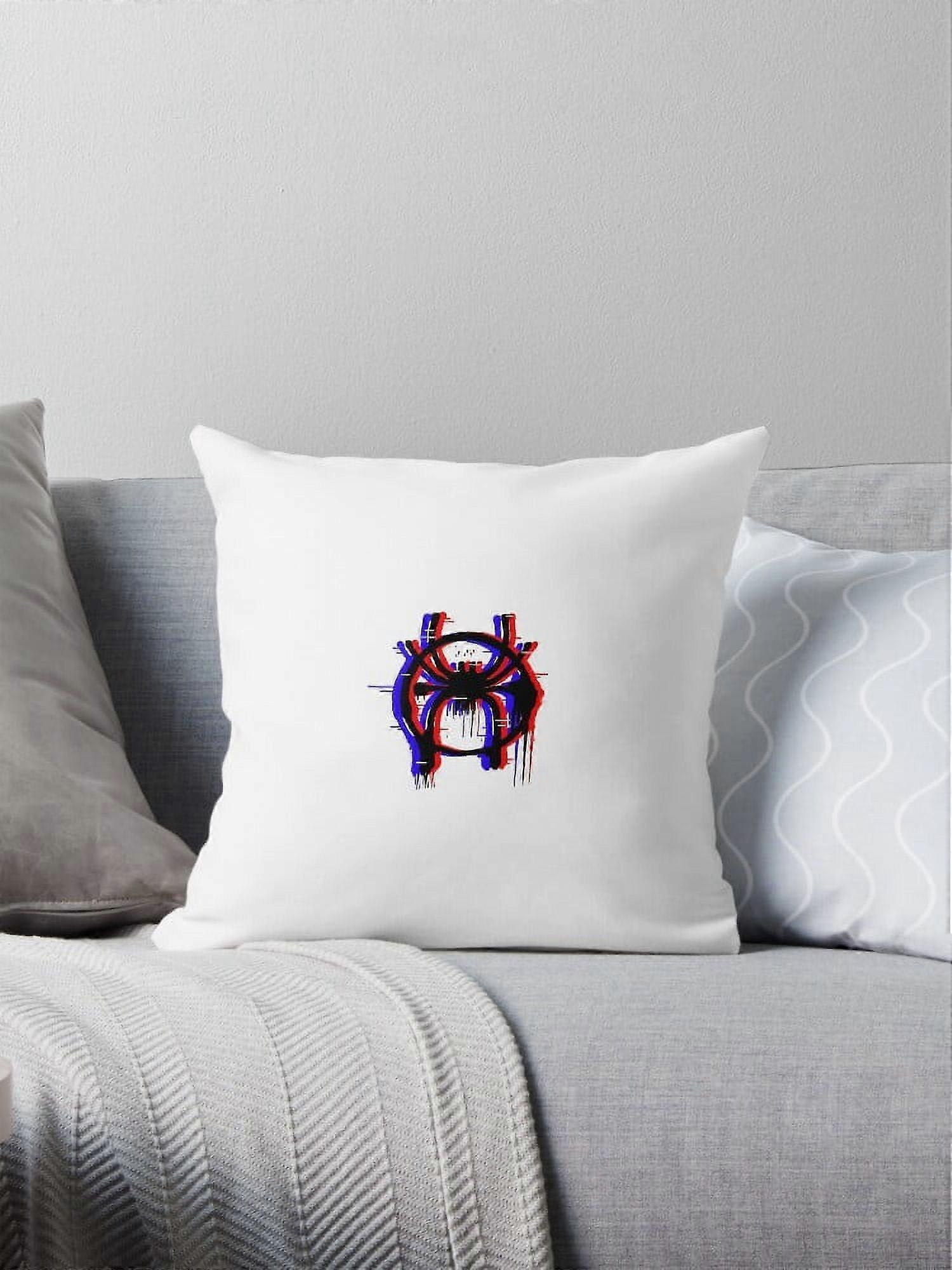 3D Spiderverse Logo Decorative Pillow Covers