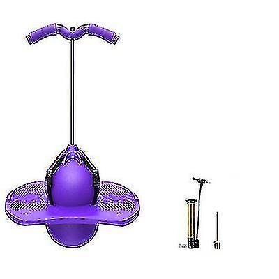 キッズセーフバウンスポゴスティック安全な楽しい遊び子供のポゴスティックジャンパーおもちゃパープル