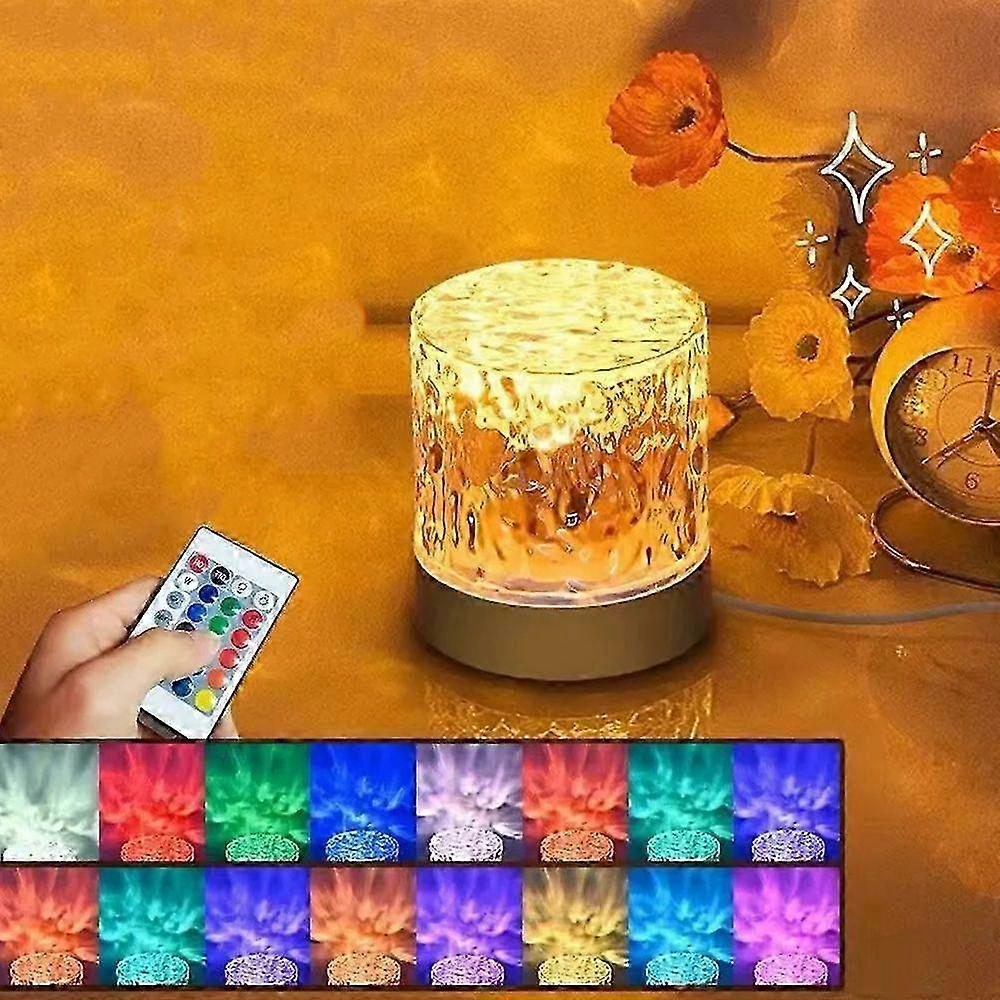 Luminorthe Lamp, 3/16 Colors Changing Crystal Table Lamp Northern Lights Lamp