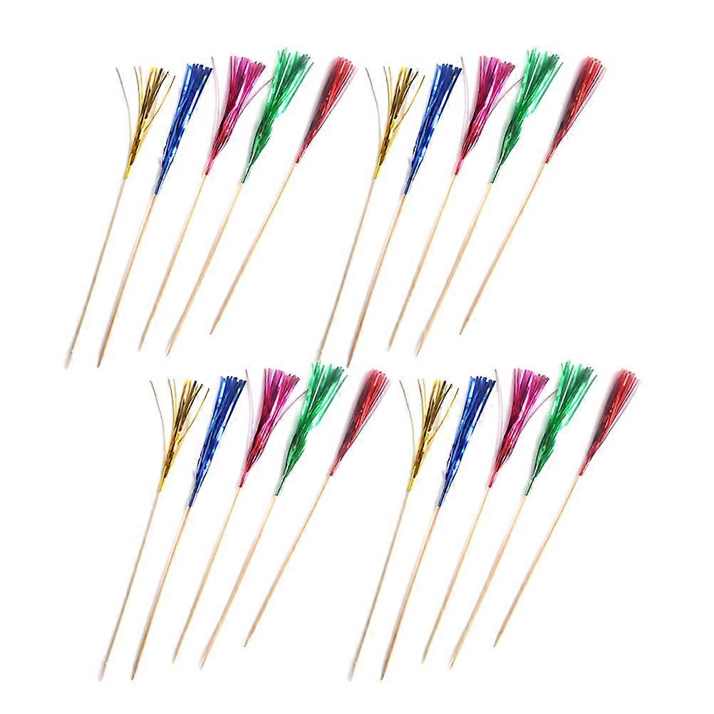 Decoration Cake Picks 200Pcs Mixed Colors