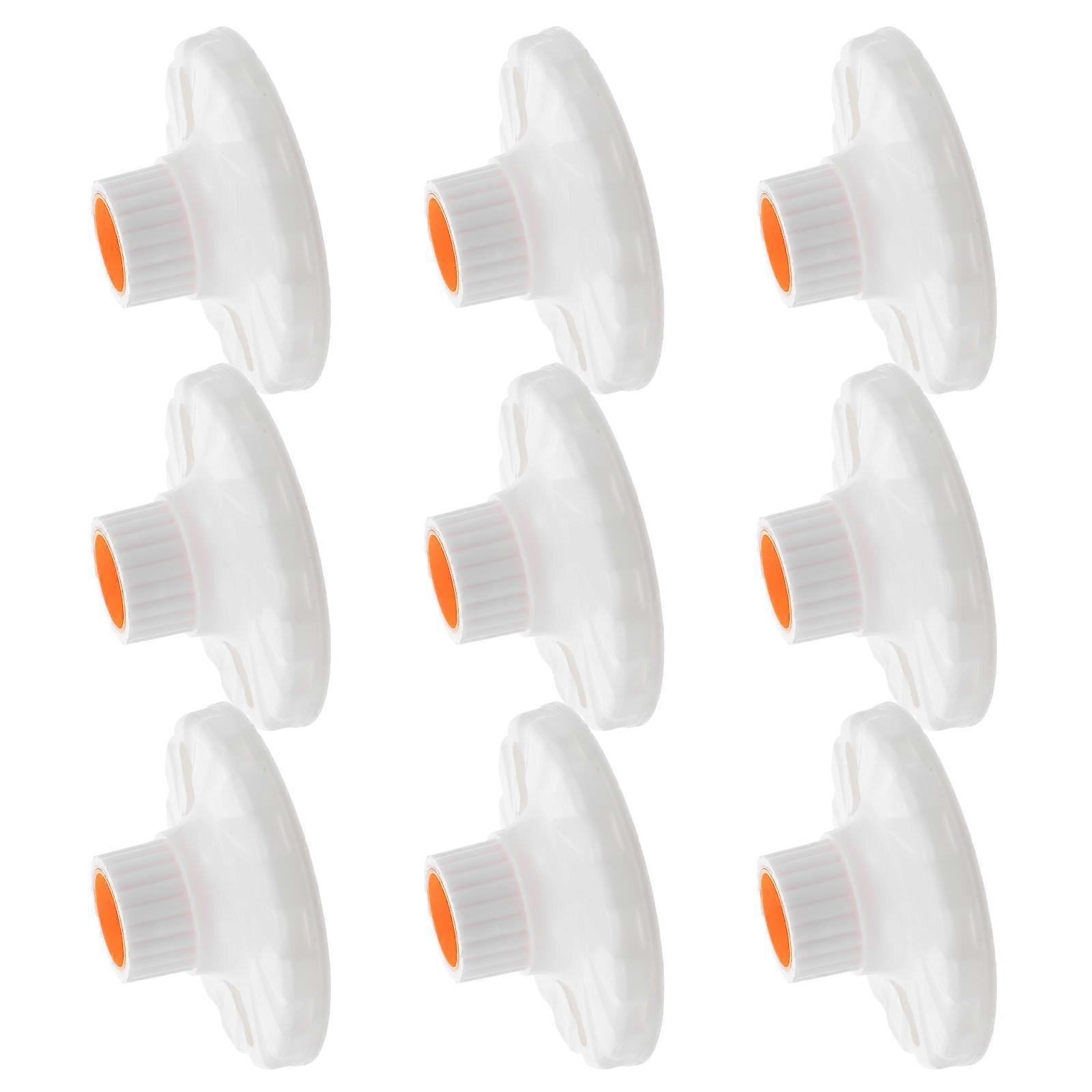 White Light Socket Lamp Holder with Flame Retardant Function 10Pcs Set