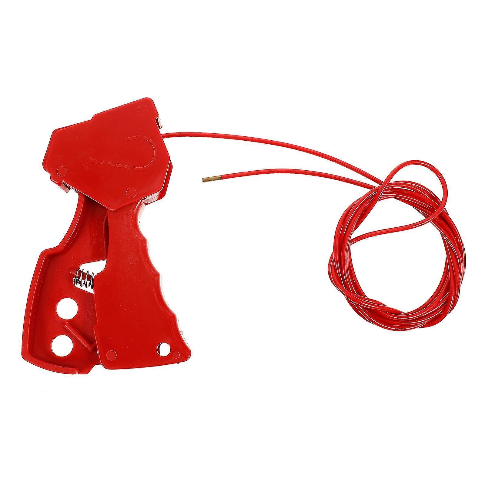 Nylon Coated Adjustable Cable with Self-Locking Function 2Pcs Equipment Lock