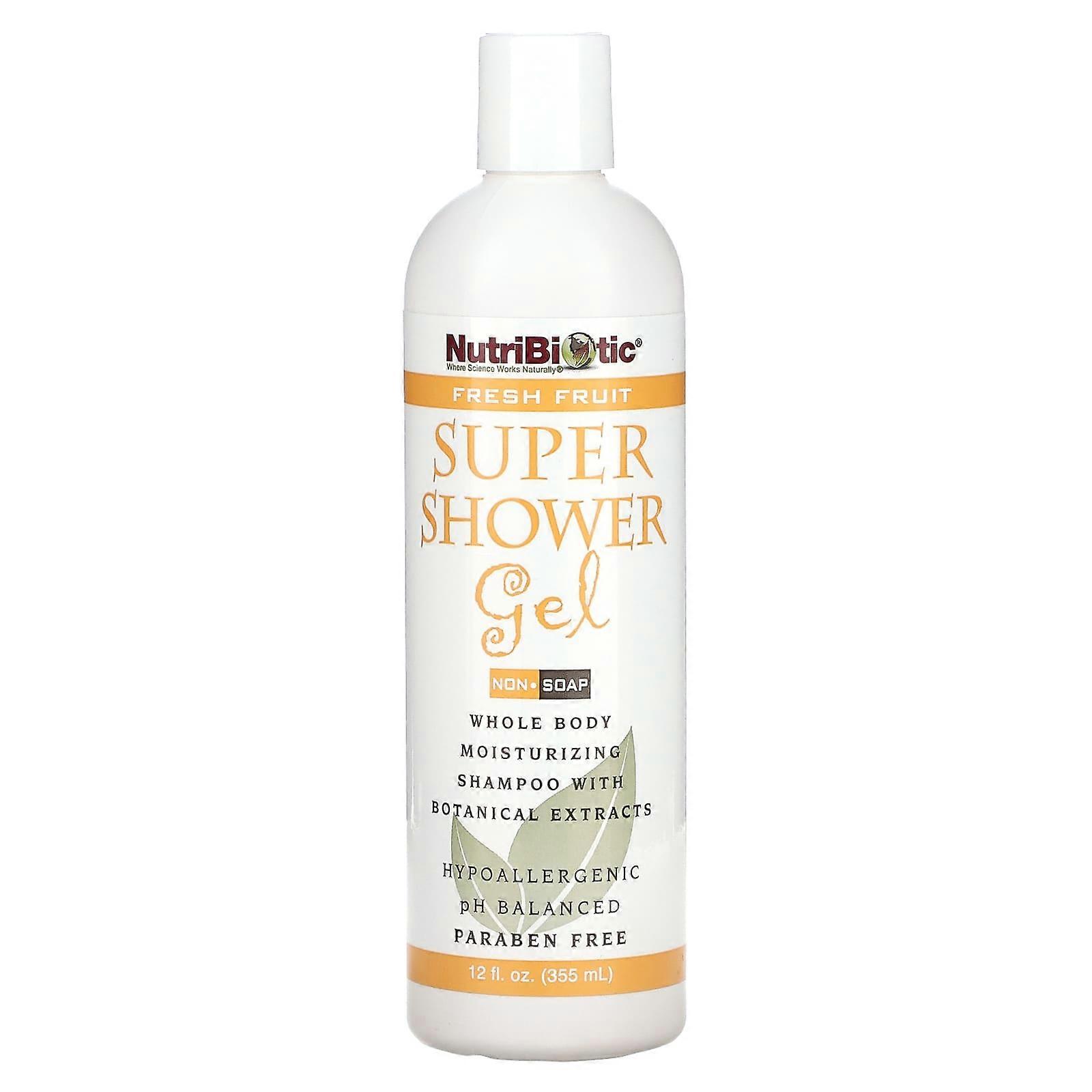 Super Shower Gel, Non-Soap, Fresh Fruit, 12 fl oz (355 ml)