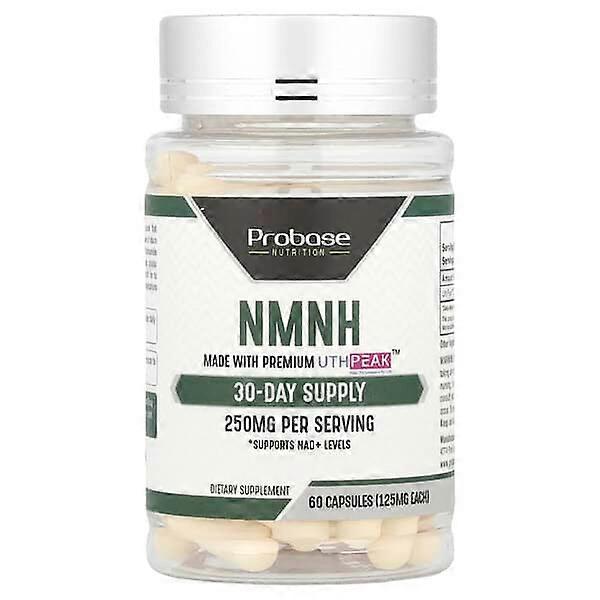 Probase Nutrition, NMNH, 60 Capsules (125 mg per Capsule)