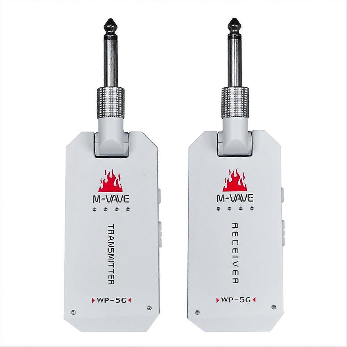  5.8G Wireless Guitar System for Guitar Amplifier White