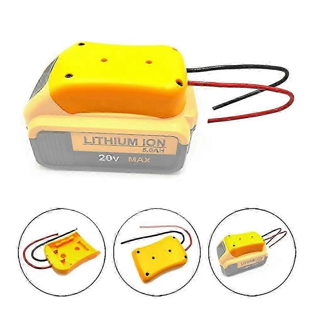 Power Wheel Adapter for 18V Power Wheel Battery Conversion 12AWG Wire Fuses Holder for Remote Robotics