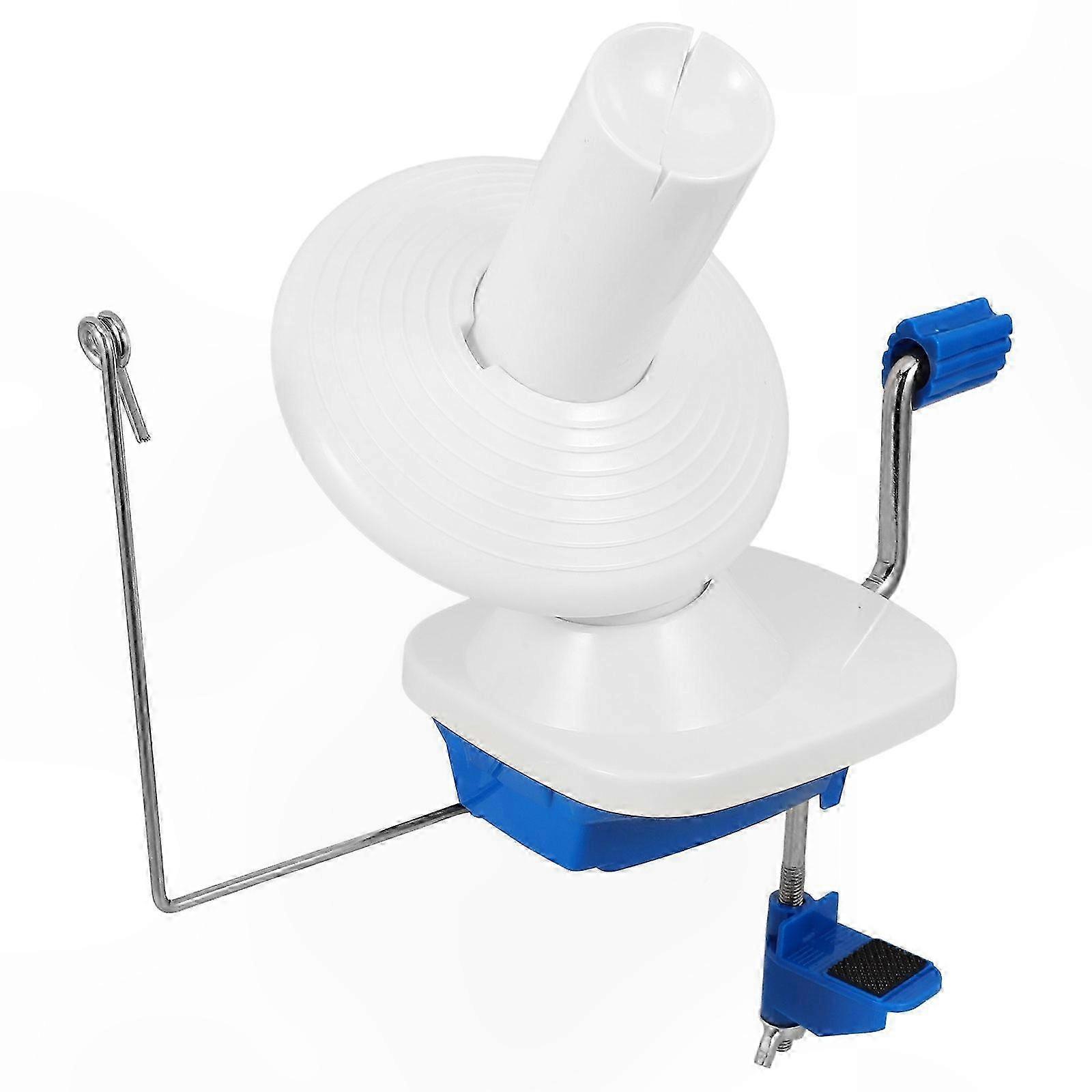 Portable Hand-Crank Yarn Winder for Crochet Lovers, Rotating Wool Ball Maker, 27.5x15x11cm, Single Unit, Compact Design for Easy Use