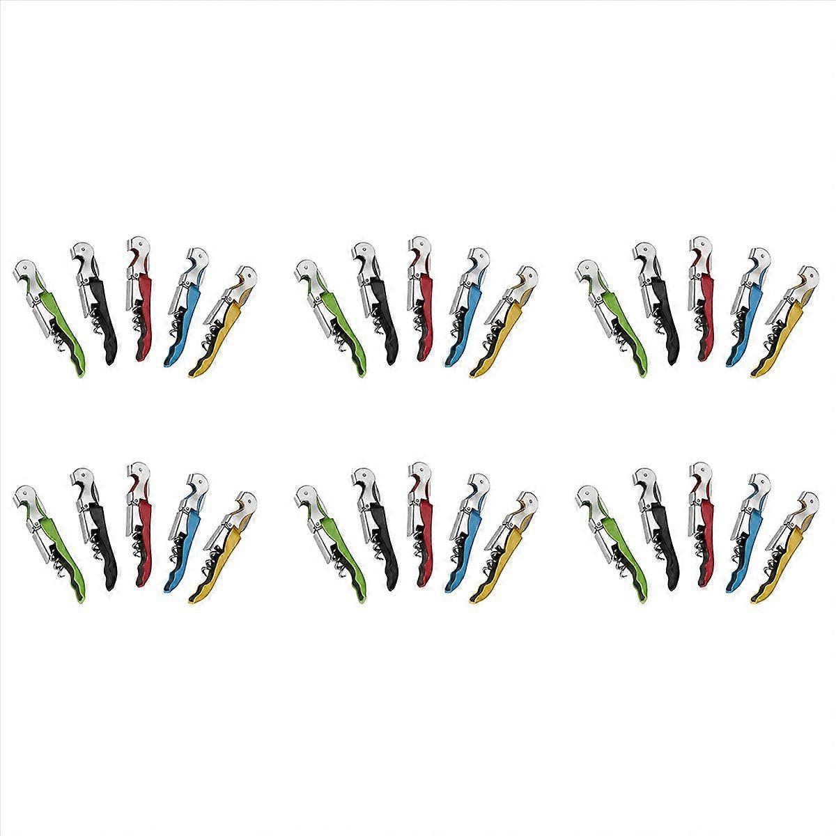 5 Pack Corkscrew Set with Foil Cutter and Bottle Opener Wine Key
