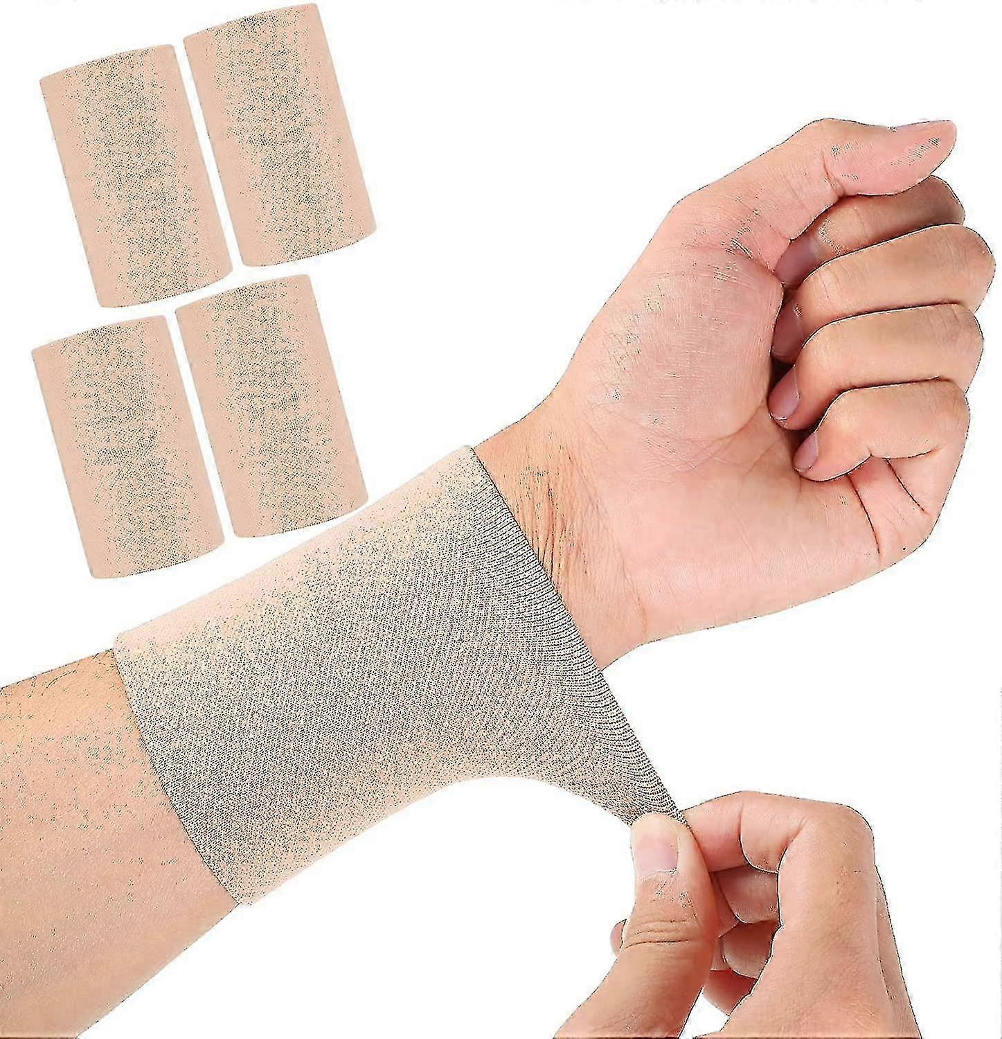 2 Pair Compression Wrist Sleeve & Brace Supports - Wrist Compression Wrap for Enhanced Comfort and Support