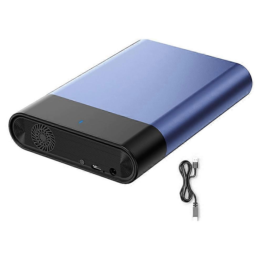 2.5 3.5 Inch HDD Enclosure USB3.1 SATA SSD External Hard Drive Case Built-in Fan 5Gbps 12TB EU Plug