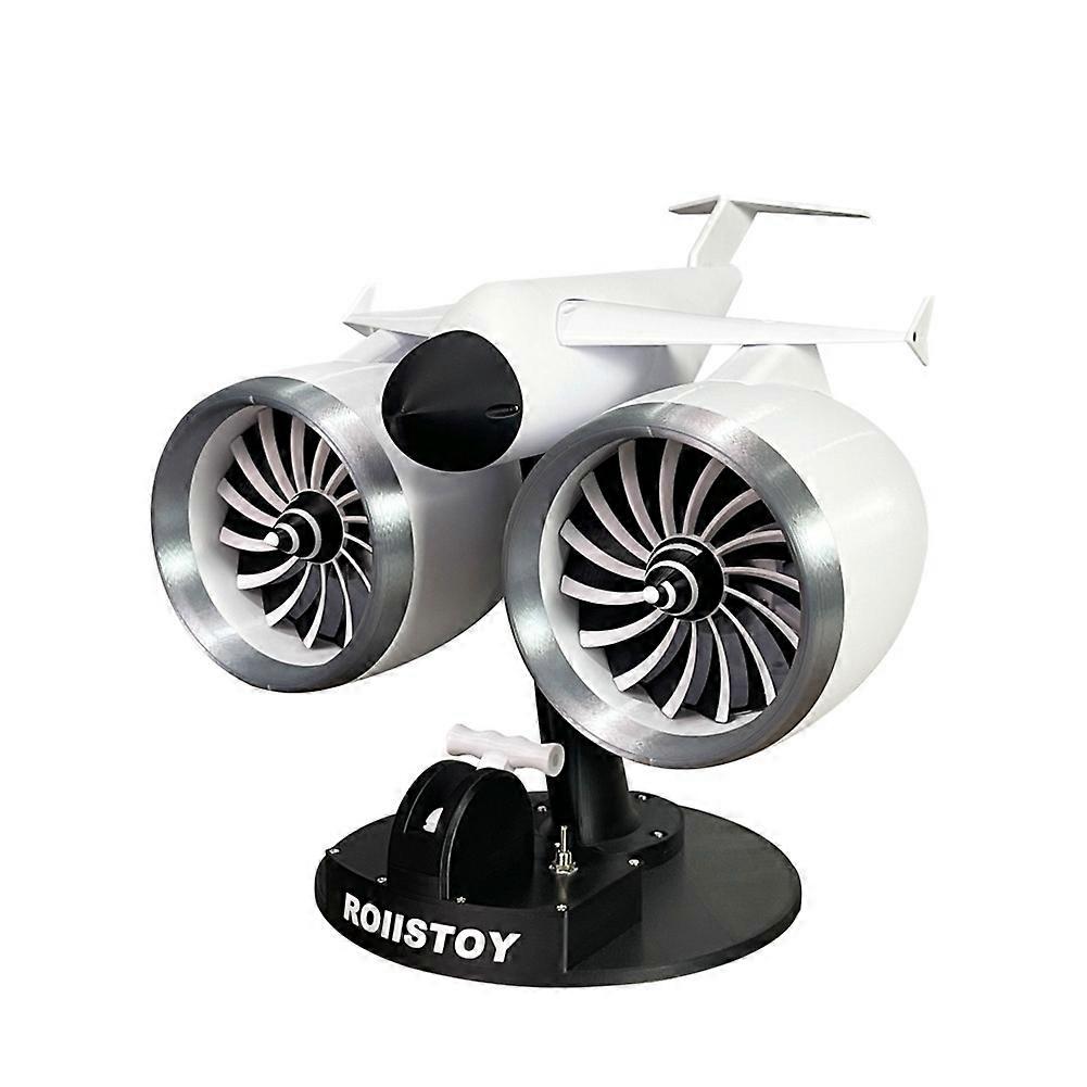 ROLLS TOY Y-20 Turbofan Engine Fan USB Jet Fan Desktop Colorful Light Jet Ventilator with Humidifier Model Toy