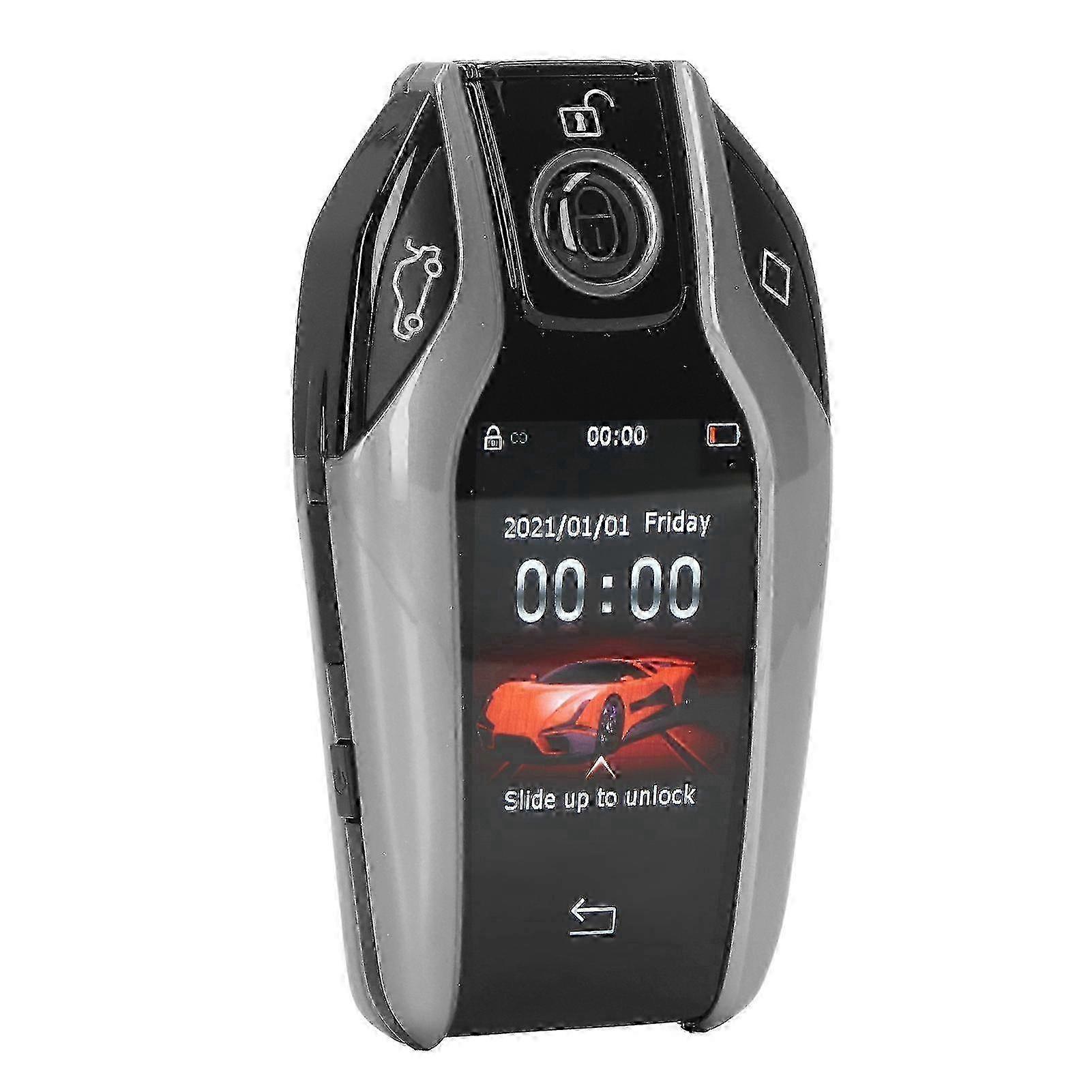 Universal Smart Key Remote with LCD Touch Screen for All Start Stop Engine Button Models TK800+ Silver