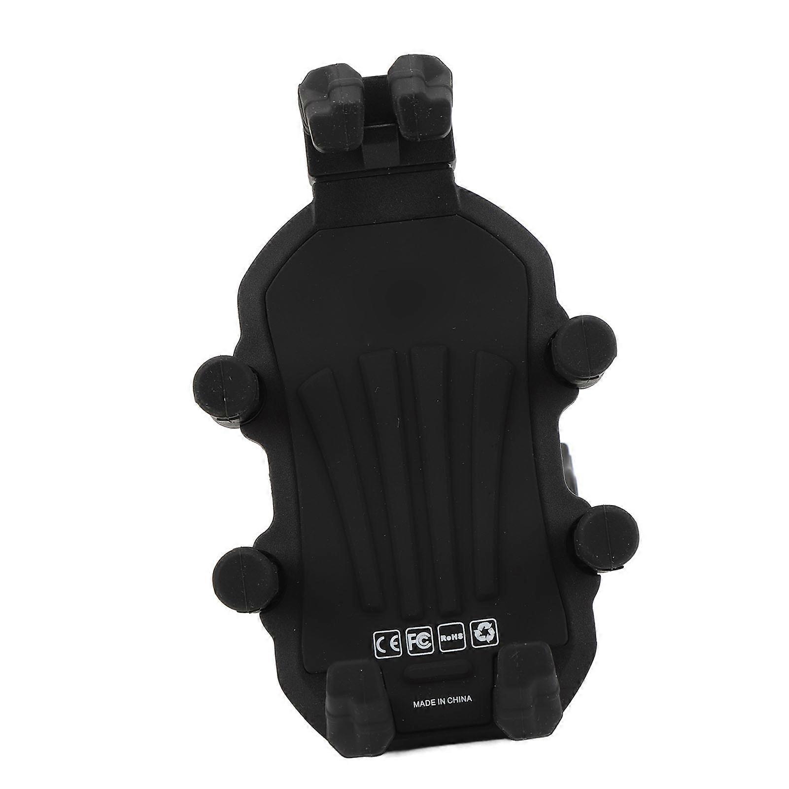 Motorcycle Fork Stem Phone Mount with Vibration Dampener High Speed Secure Lock Adjustable Mount for 4.9 to 8.1in Smartphones M10 Ball Head; Bottom D