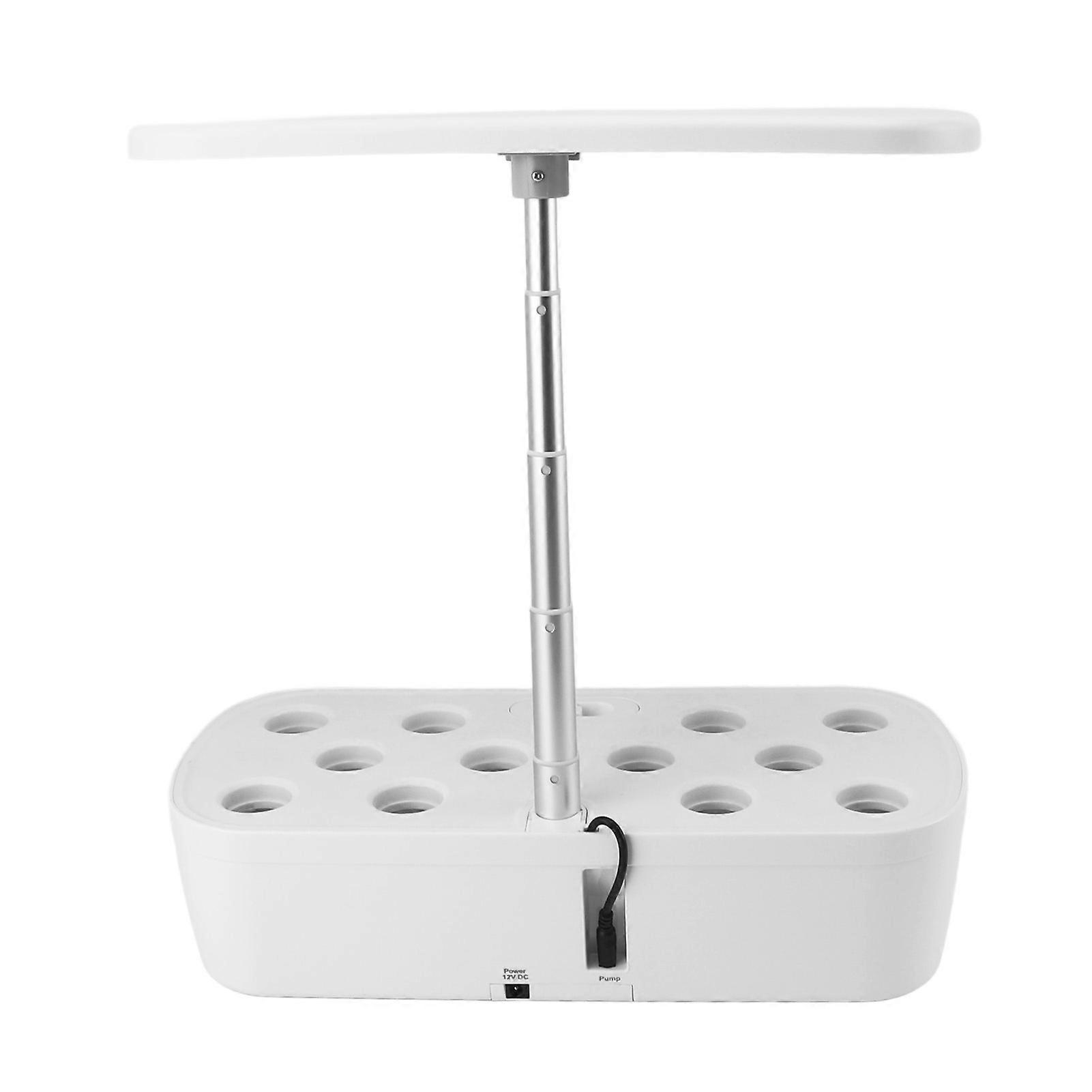 Indoor Garden Hydroponics Growing System 12 Pods Automatic Water Control with LED Light Hydroponic Planter Grower for Home