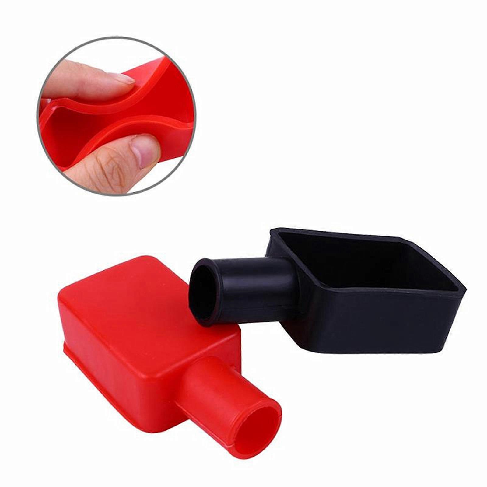 Silicone Terminal Covers for Car Battery Insulated Rubber Terminal Protector Boot Battery Terminal Cover Multicolor