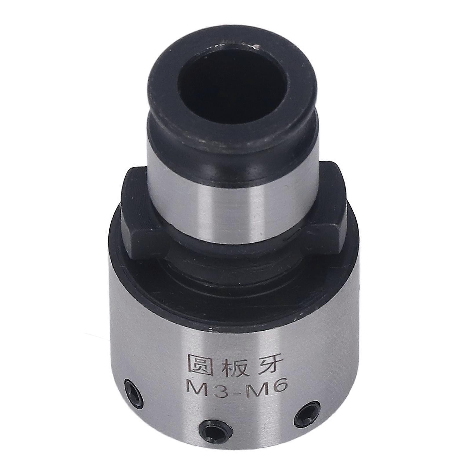 GT12 Round Die Chuck with Hex Wrench Carbon Steel Male Thread Die Collet Threading Lathe Tool