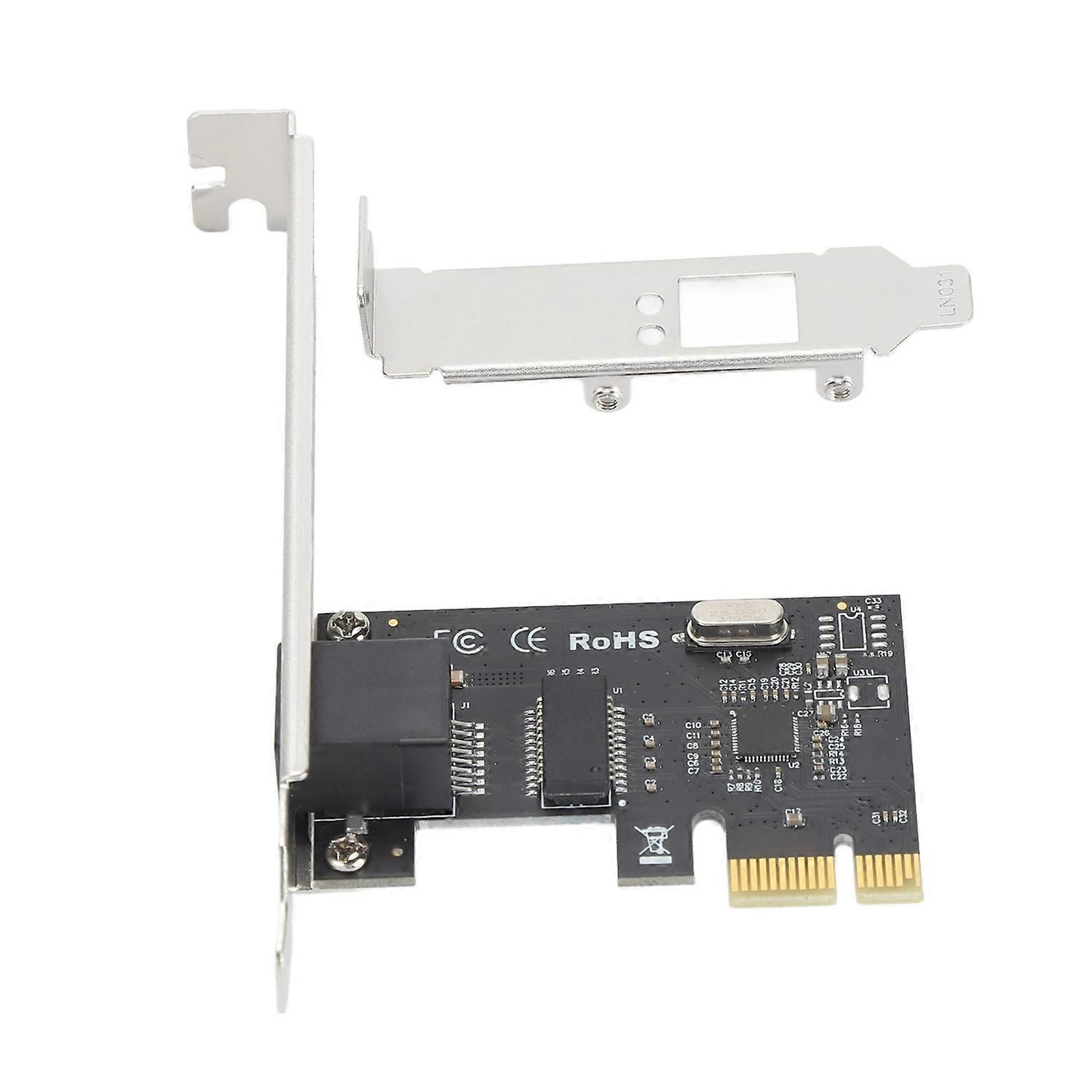 PC Network Card RTL8111e 1000M Single RJ45 Port PCIe X1 Gigabit Network Card for Desktop Computer