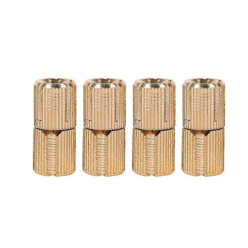 4pcs/pack Copper Cabinet Door Concealed Barrel Hinge for Worktops DIY Project 14mm