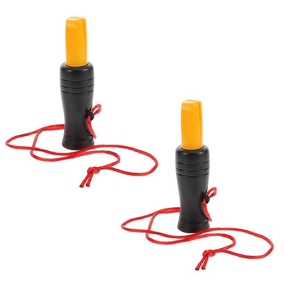 Buitenfluit voor eendenlokfluit, 2 stuks, plastic eendenbekset