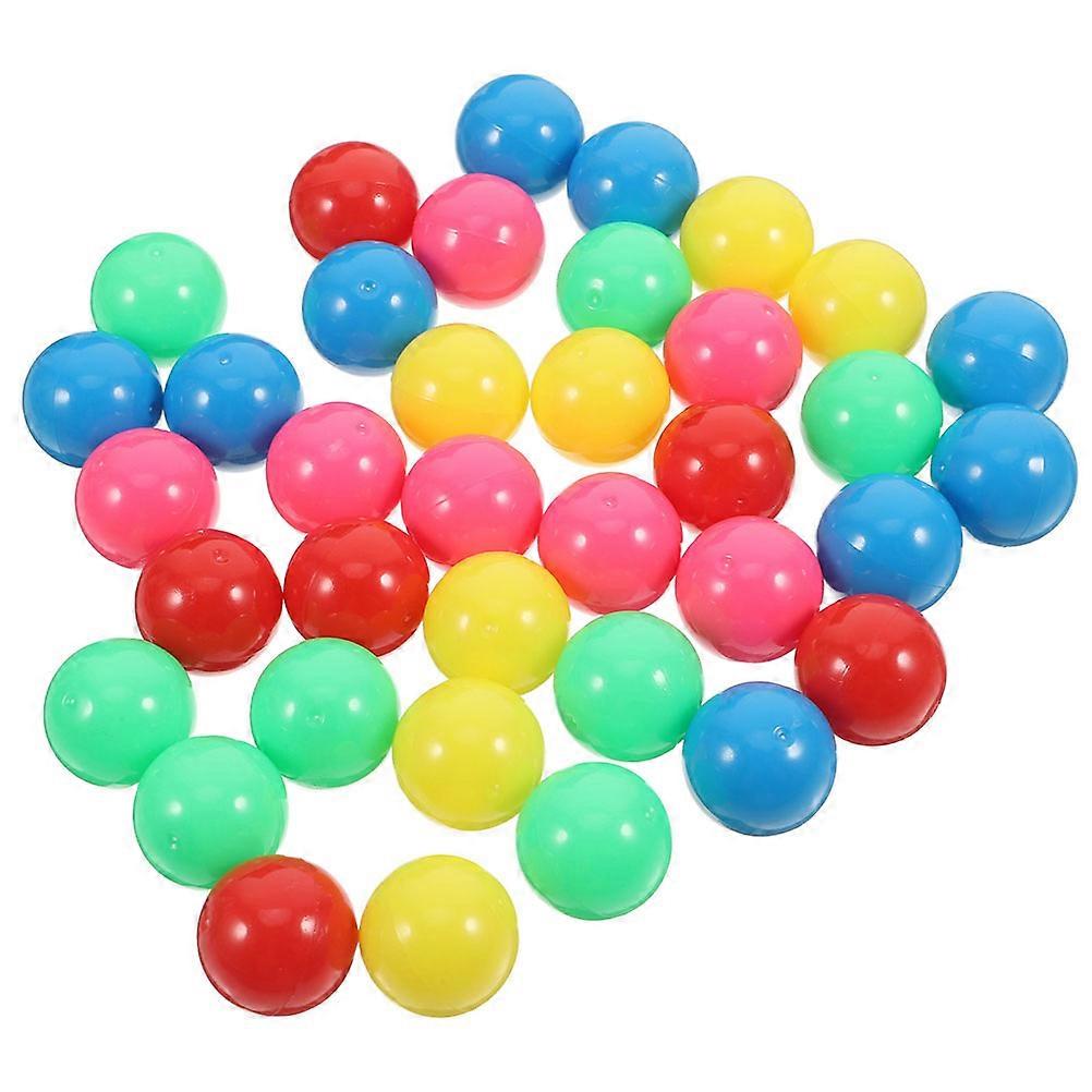 Plastic Small Balls Colorful for Probability Learning 50Pcs Set
