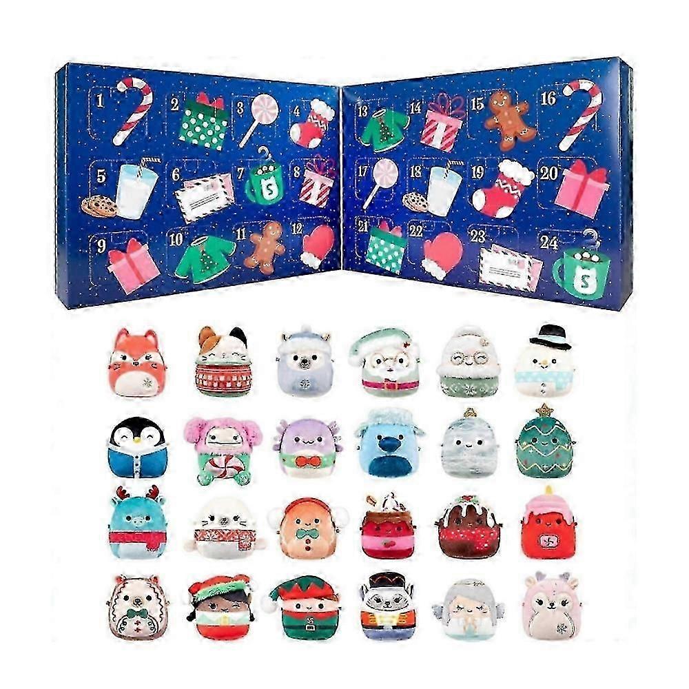 Ημερολόγιο Advent 2025, 24ήμερο ημερολόγιο Advent Χριστουγέννων, 24 τεμάχια μίνι παιχνίδια PVC, συμβατό δώρο γενεθλίων για παιδιά και ενήλικες