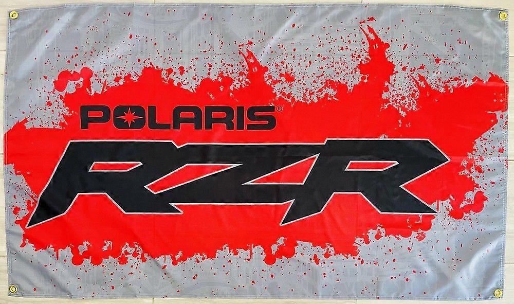 POLARIS RZR SxS GRAY   FLAG