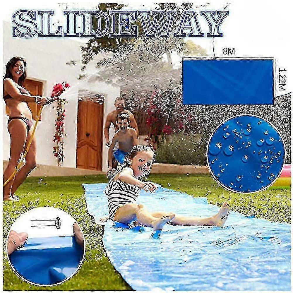 Lawn Slide Waterslide Easy To Setup Slide Outdoor Toys For New