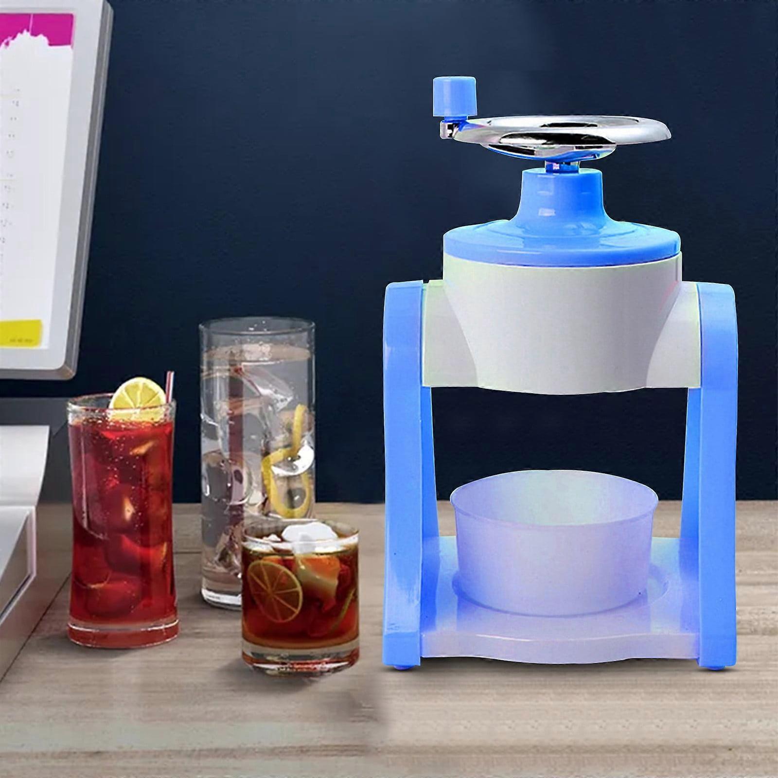 Kiplyki Flash Deals New Shaved Ice Machine Manual Household Small Machine Hand Ice Crusher Continuous Ice Manual Ice Beating Machine