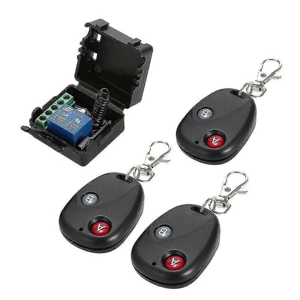 DC 12V Relé de control remoto inalámbrico Aprenda el código del interruptor del transmisor del receptor