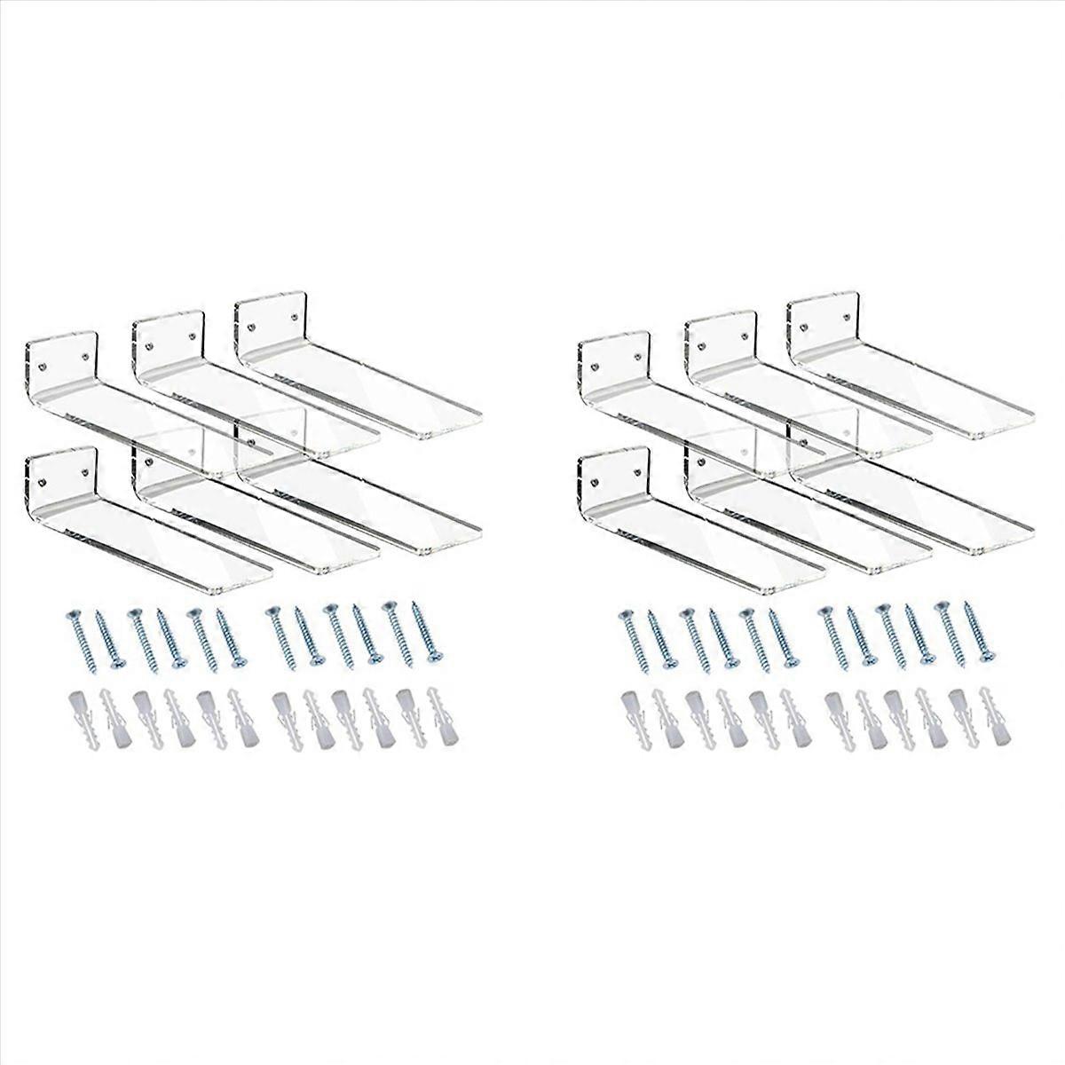 12 Pack Floating Shoe Display,Shelves Wall Mount Levitating Shoe Display Stand for Sneaker Collectio