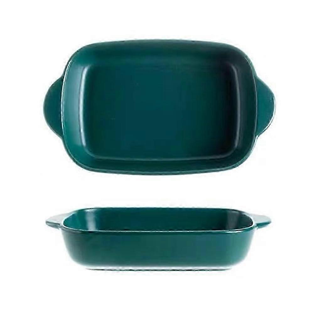 Handled Baking Dish for Lasagne in Multi-Color Ceramic