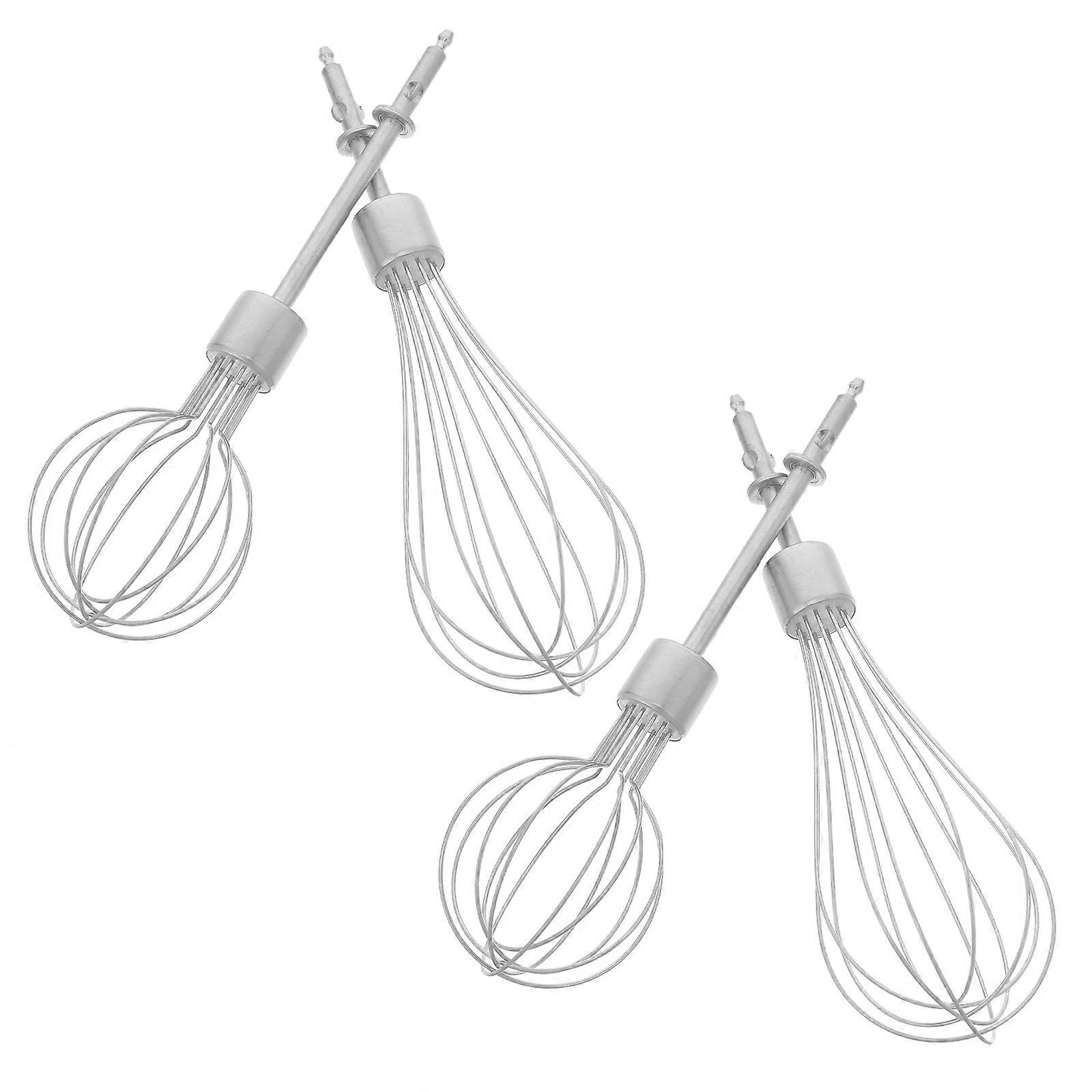 Hand Mixer Attachments Stainless Steel Beaters for Baking 4Pcs Replacement