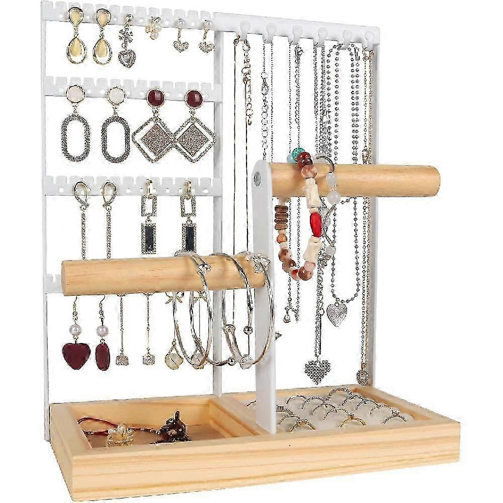 Multi-Level Jewellery Stand for Display with Metal Construction