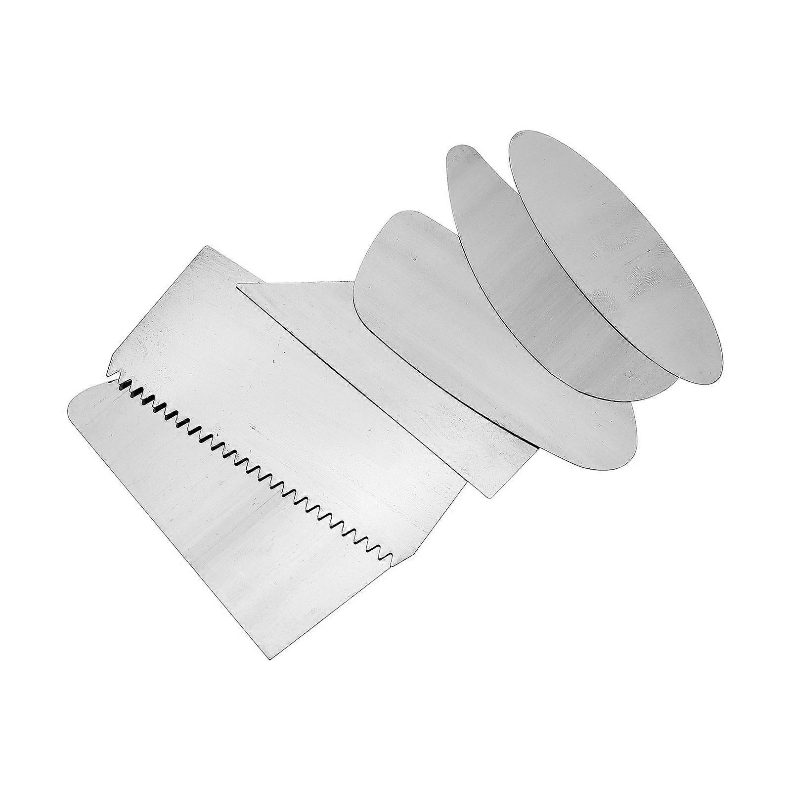 Handicraft Making Tools Home Use Kitchen Supplies Silver Material Clay Shaping Function 6Pcs