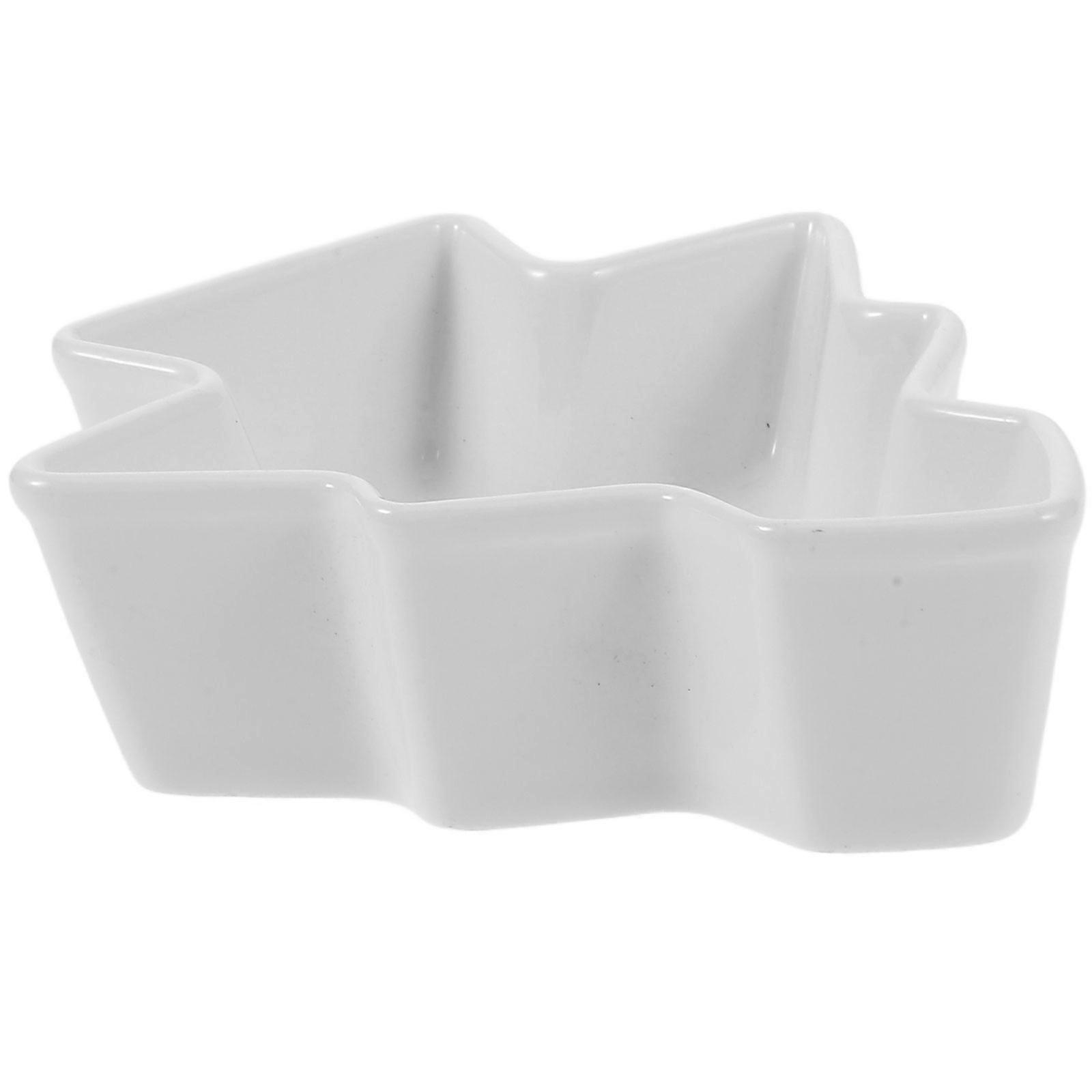 Unique Christmas Tree Shaped Ceramic Serving Dish Ideal For Serving Fruits At Family Gatherings Features Simple Home Style In 1Set
