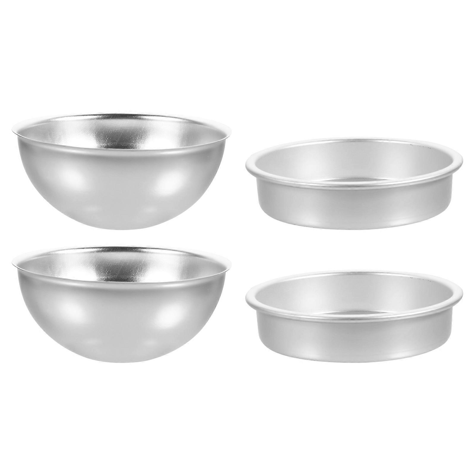 Kitchen Cake Mold Hemisphere Design for Baking Use 3Sets