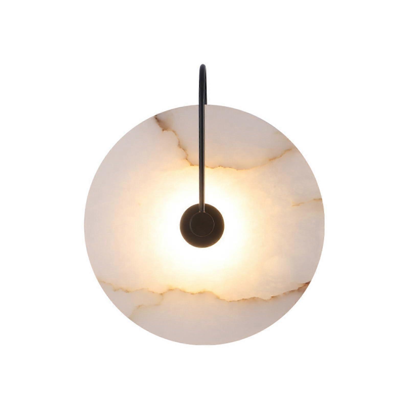 LED Picture Light, Modern Marble Finish, Gold Base01, 16cm Size, 2700K3500K Color Temperature, Wall Mounted Lighting