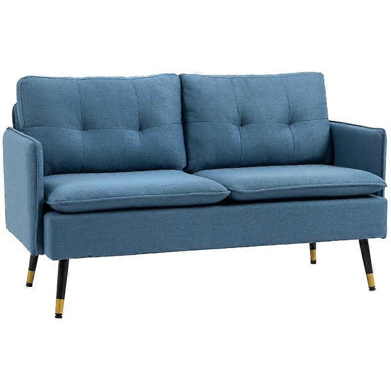 Modern Two Seater Sofa with Tufted Design for Home