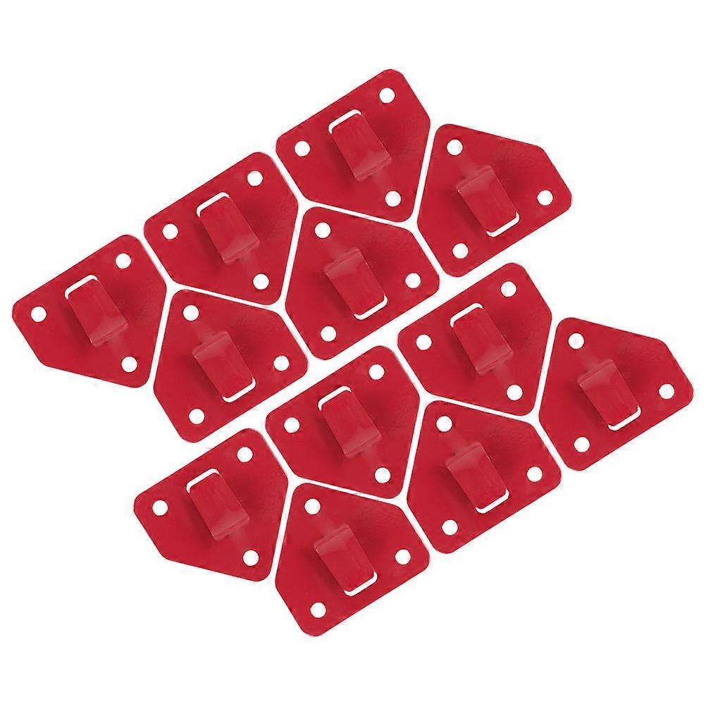 Fire Extinguisher Mounting Bracket with Wall Hook for 36Pcs Red
